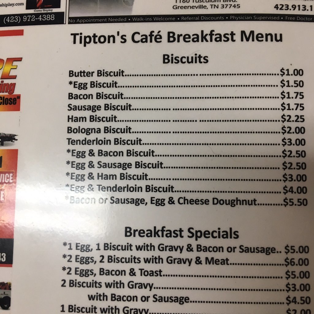 Tipton`s Cafe